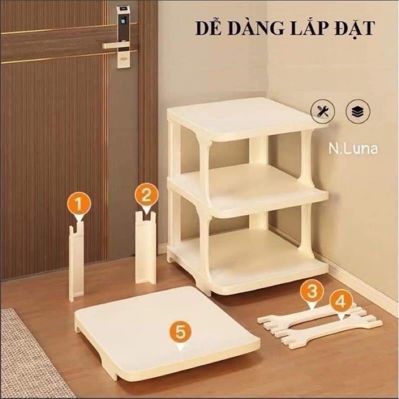 Kệ nhựa 5 tầng để giày decor 147429