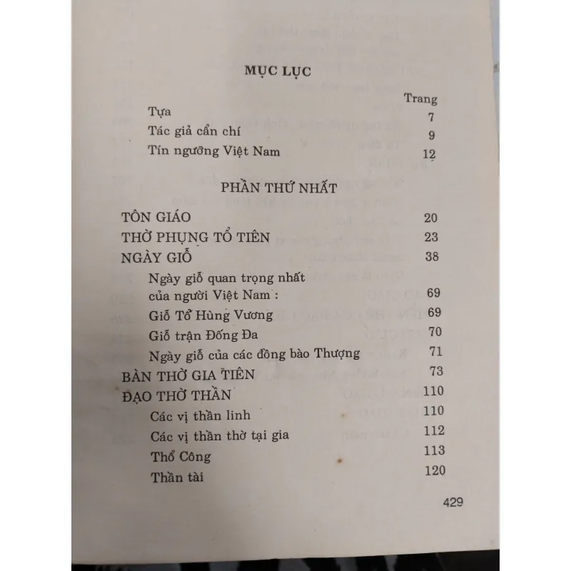 TÍN NGƯỠNG VIỆT NAM - TOAN ÁNH 971404