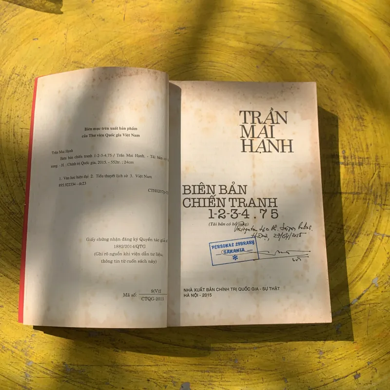  BIÊN BẢN CHIẾN TRANH 1-2-3-4. 75- TRẦN MAI HẠNH  780510