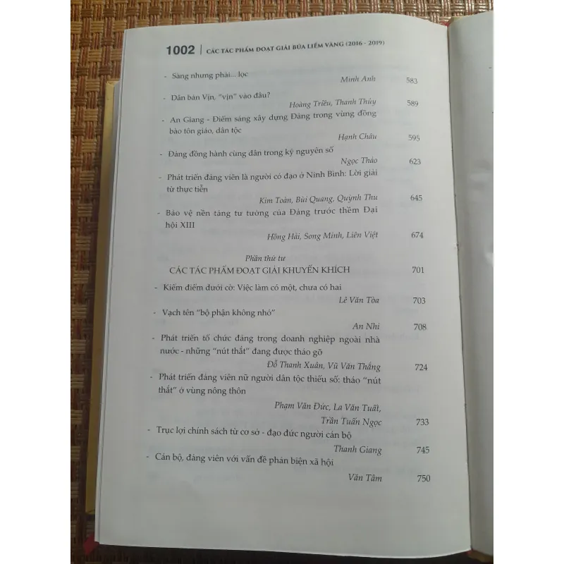CÁC TÁC PHẨM ĐOẠT GIẢI BÚA LIỀM VÀNG  752461