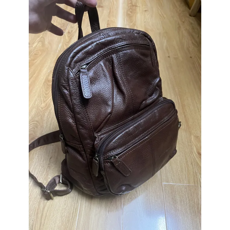 Balo nữ 28*35*10 da thật 2hand 973034