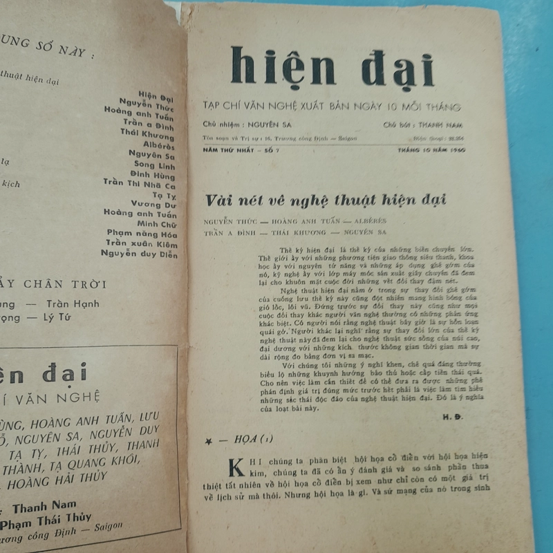 TẠP CHÍ HIỆN ĐẠI THÁNG MƯỜI-1960
SỐ 7 473601