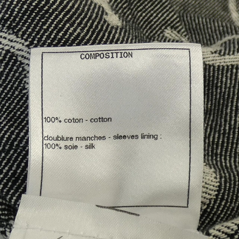 Áo khoác không cổ CHANEL 637183