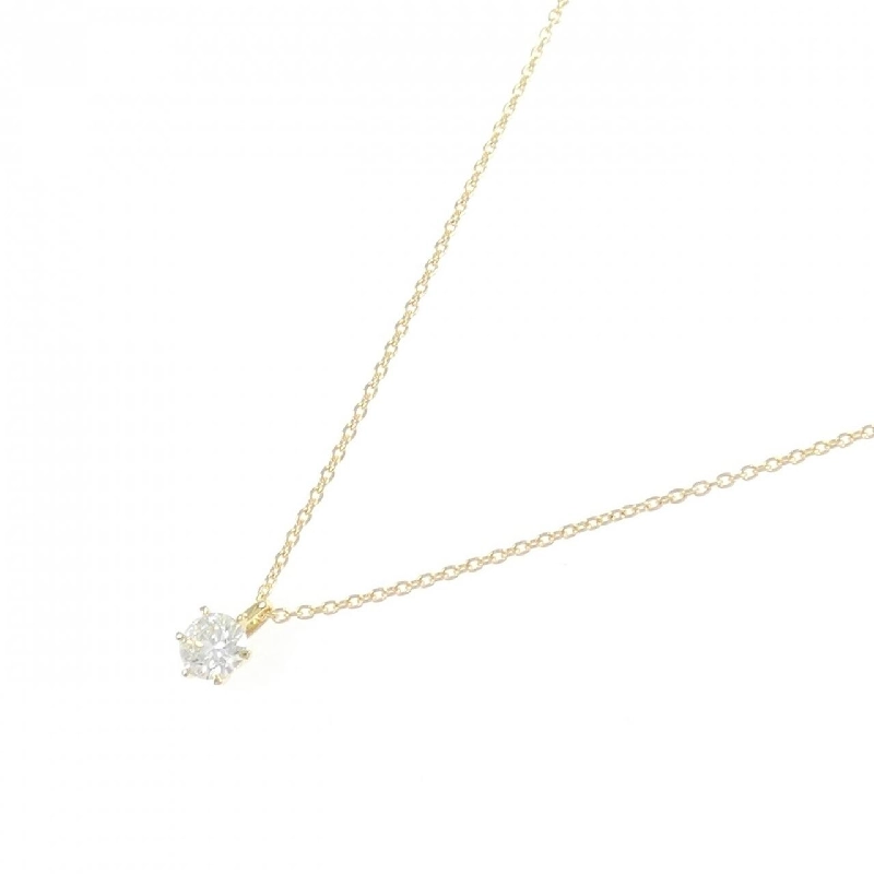 K18YG Dây chuyền kim cương 0.209CT F SI1 EXT H&C - Hàng hiệu Chính hãng 875453