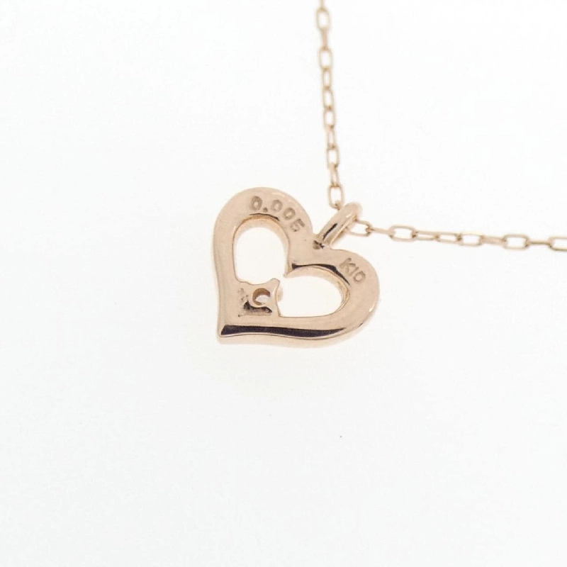 K10PG Dây chuyền kim cương hình trái tim 0.005CT - Hàng hiệu Chính hãng 855926