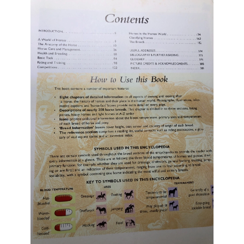 The Encyclopedia of Horses and Ponies MỚI 80% tróc góc bìa HPB2607 NGOẠI VĂN 451003