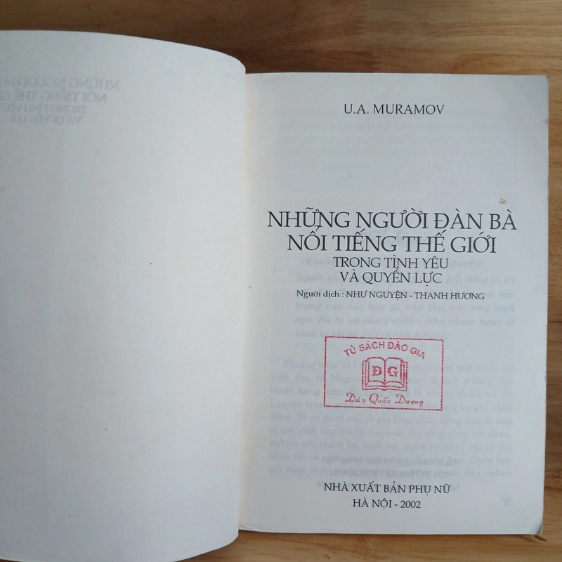 Những Người Đàn Bà Nổi Tiếng Thế Giới Trong Tình Yêu Và Quyền Lực - U.A.MURAMOV 444516