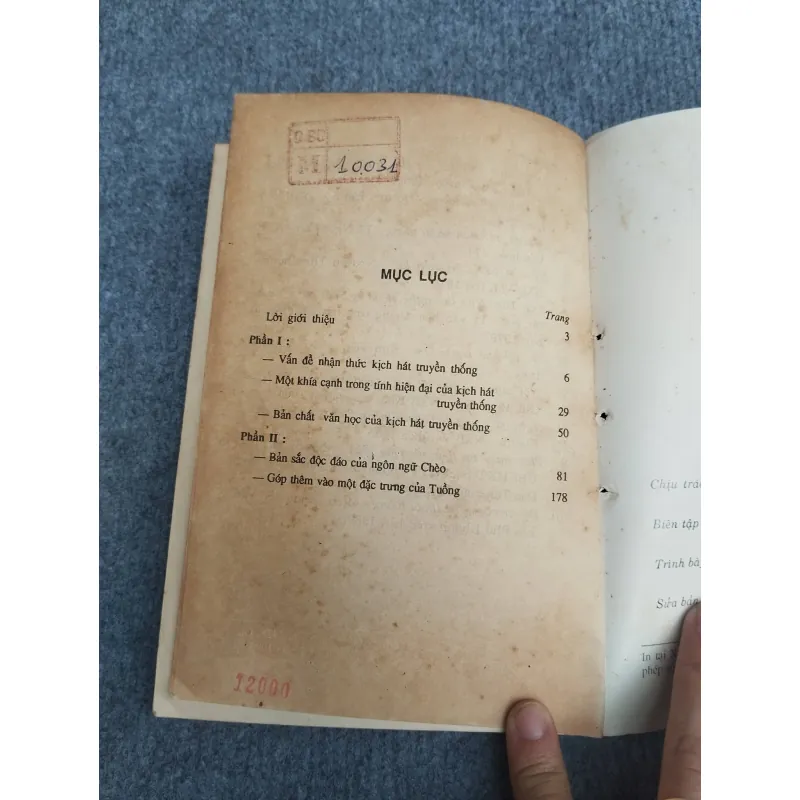 KỊCH HÁT TRUYỀN THỐNG. NHẬN THỨC TỪ MỘT PHÍA - TẤT THẮNG 957488