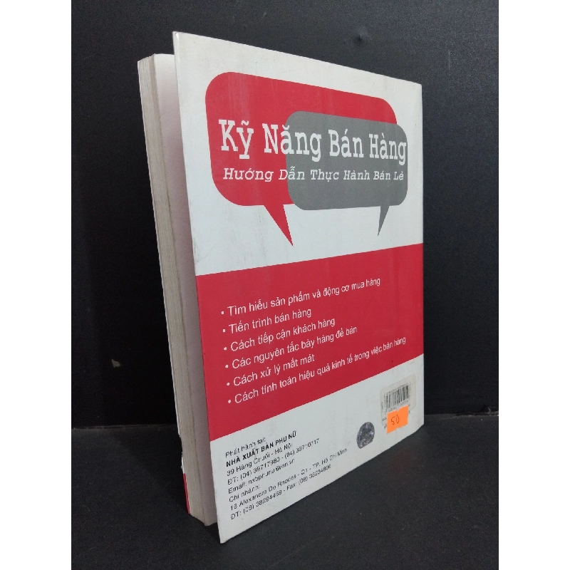 Kỹ năng bán hàng mới 80% ố bìa lủng 2009 HCM0612 Phan Thanh Lâm KỸ NĂNG 918148