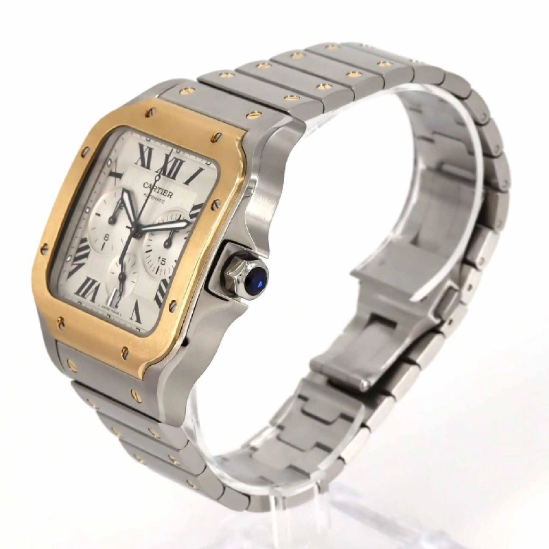 Cartier Santos de Cartier Chronograph XL Combi W2SA0008 SSxYG Automatic - Hàng hiệu Chính hãng 880434