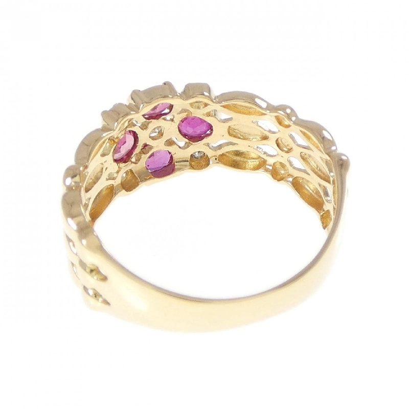 Nhẫn Ruby K18YG 0.53CT 667278