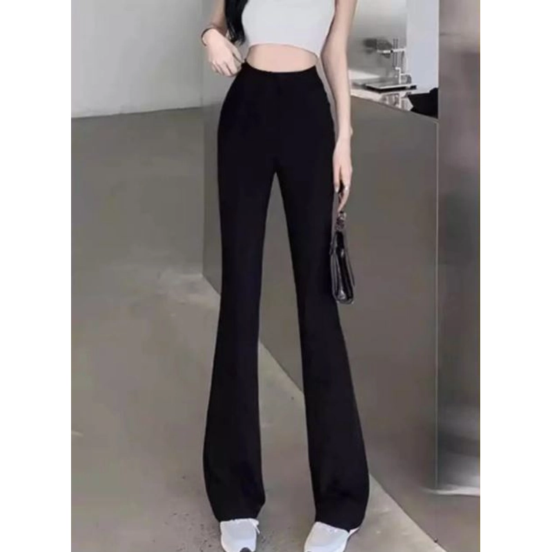 QUẦN TÂY TREGGING ỐNG LOE ÔM DÁNG *SIÊU CO DÃN* 40*MÀU ĐEN* TẶNG QUÀ 0Đ FREESHIP THÁNG 5+6 416825