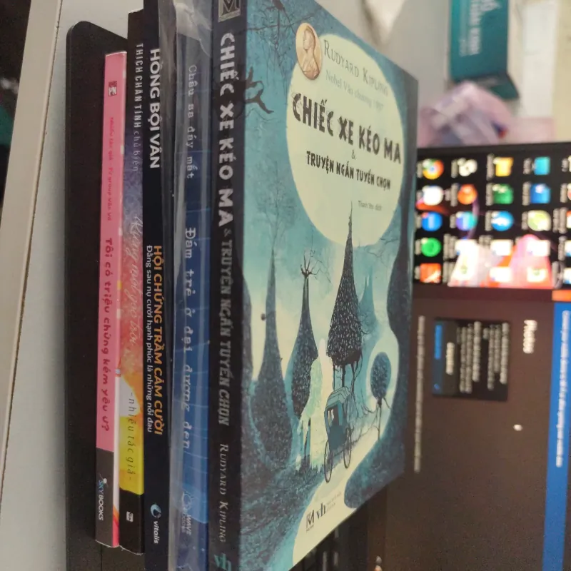 Combo 5 cuốn đám trẻ ở đại dương đen, hội chứng trầm cảm cười, chiếc xe kéo ma,... 788058