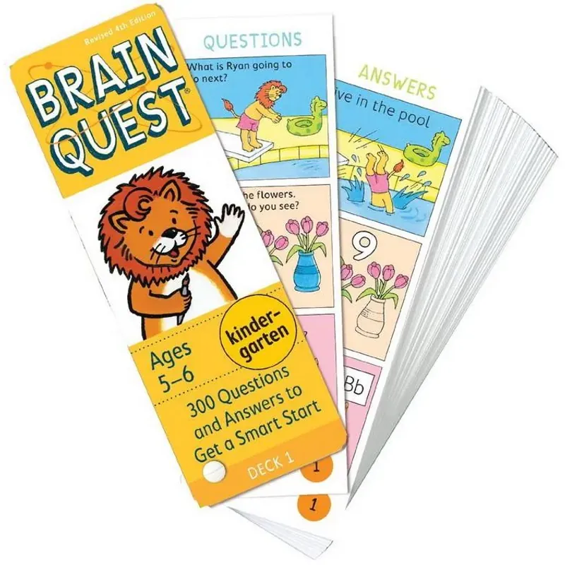 Brain quest 2-6 tuổi (Sách nhập) - 4 hộp thẻ 759578