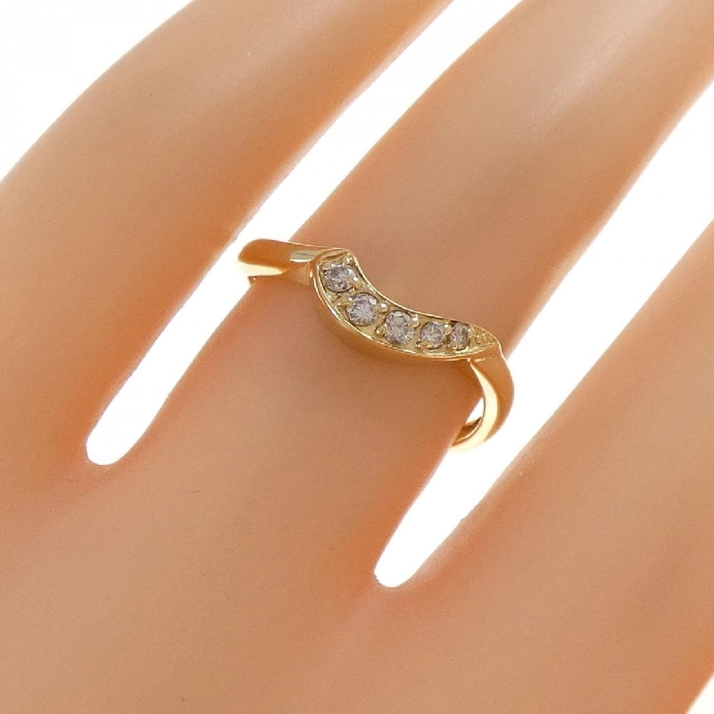 Nhẫn kim cương K18YG 0.10CT - Hàng hiệu Authentic 854205