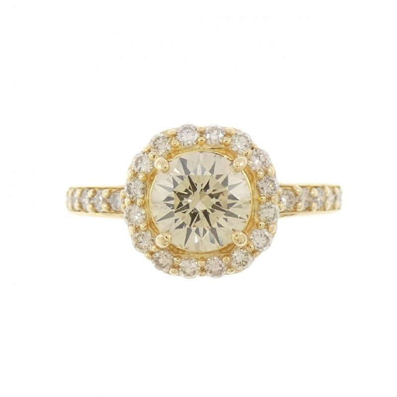 Nhẫn kim cương K18YG 0.90CT - Hàng hiệu chính hãng 854730