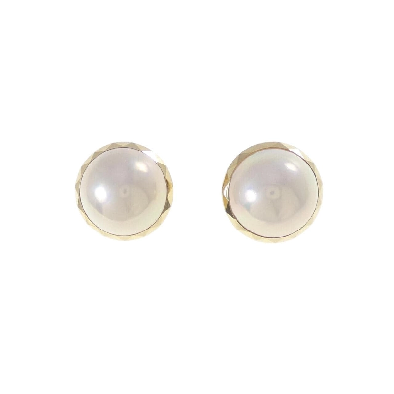 K18YG Mabe Pearl Earrings - Hàng hiệu Authentic 868954