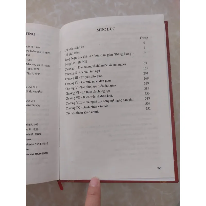 Sách: Địa chí văn hoá dân gian Thăng Long - Đông Đô - Hà Nội - TG: Đinh Gia Khánh 711626