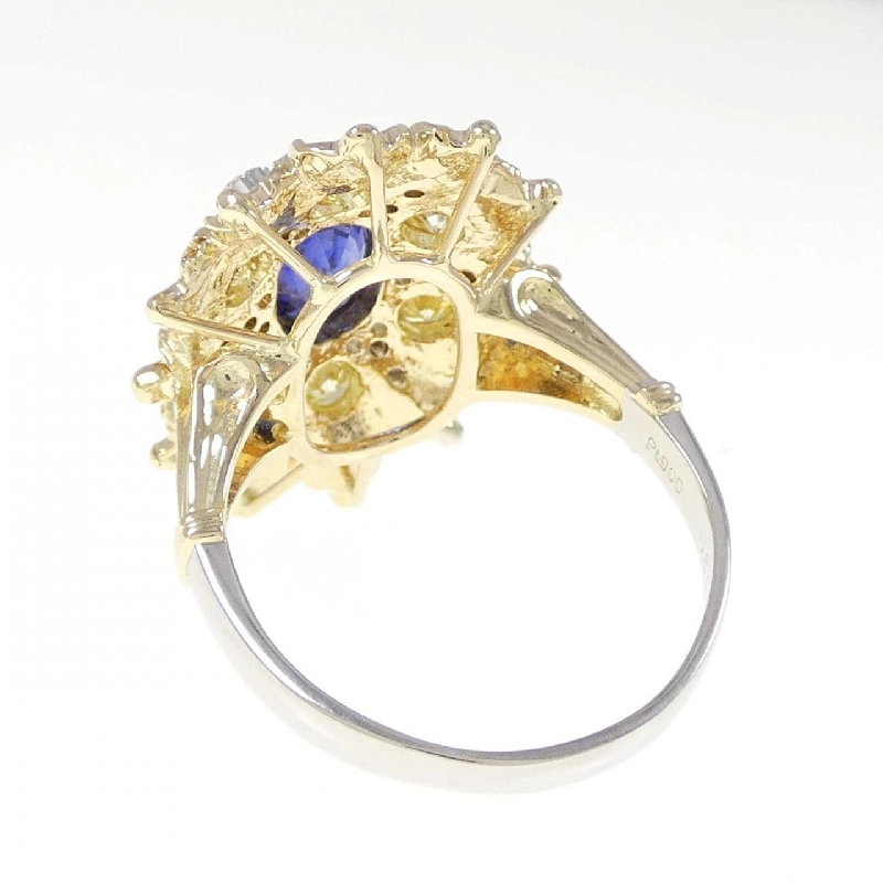 Nhẫn Sapphire K18YG/PT900 1.03CT - Hàng hiệu Chính hãng 848966