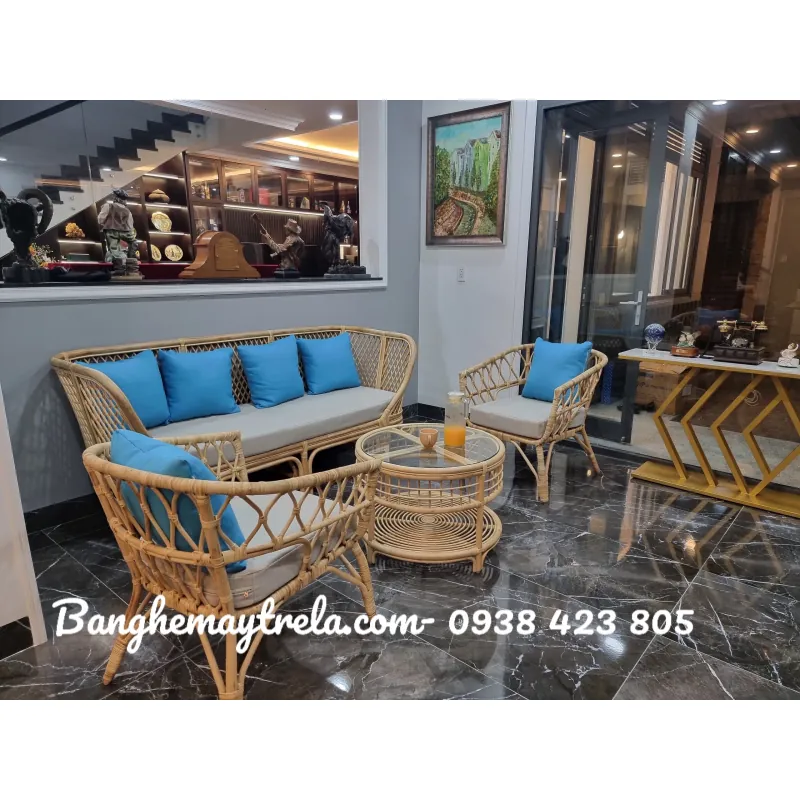 Sofa mây tre đan 732803