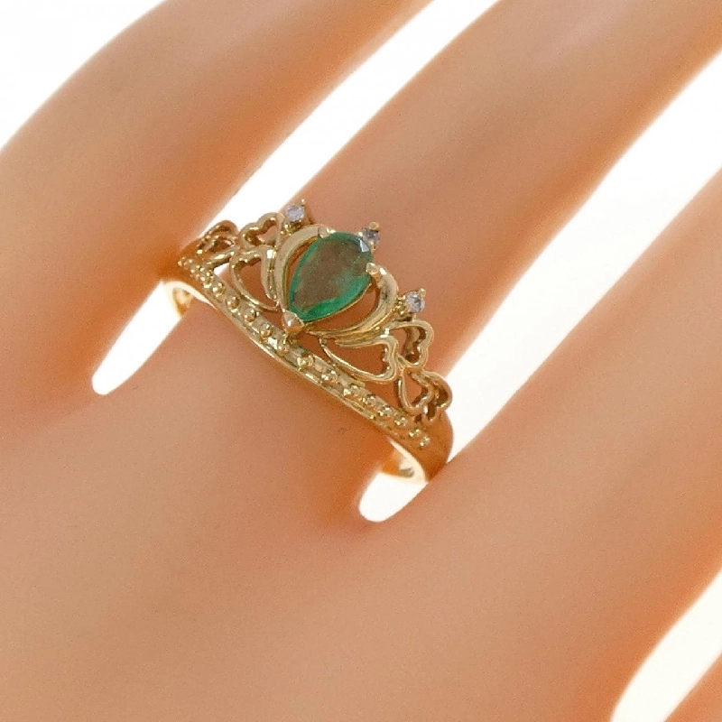 Nhẫn Emerald K18YG Tiara 0.35CT - Hàng hiệu Chính hãng 847904