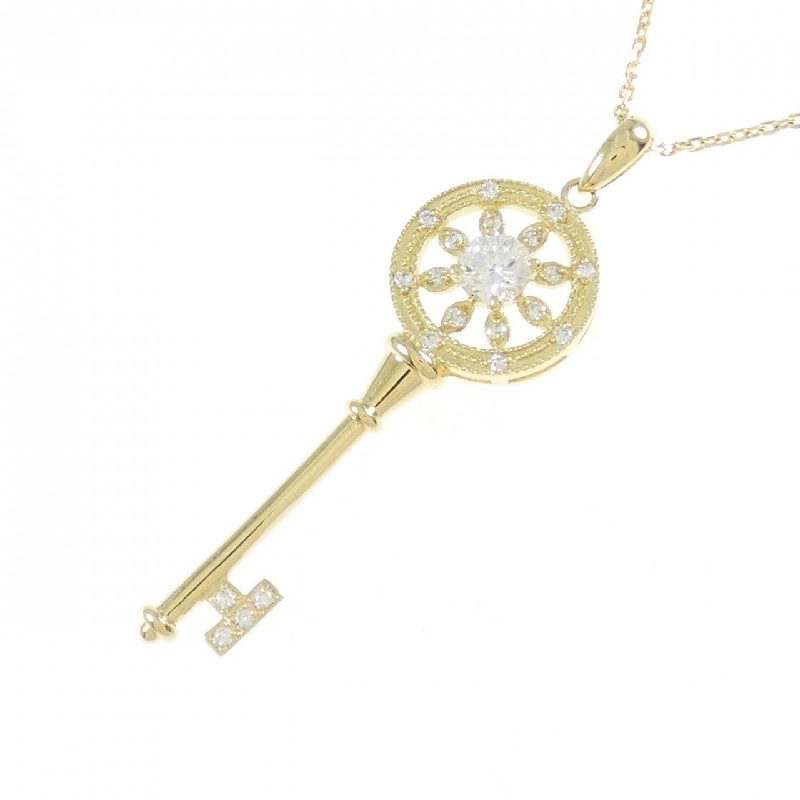 Dây chuyền kim cương K18YG 0.249CT F SI2 Tốt - Hàng hiệu Chính hãng 875761