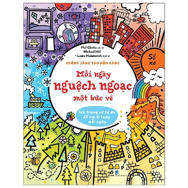 Xưởng sáng tạo rộn ràng - Mỗi ngày nguệch ngoạc một bức vẽ - Phil Clarke 2020 New 100% HCM.PO 29605