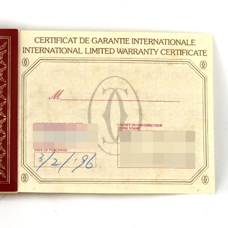 Cartier Must de Cartier SM GP W1000653 GP Quartz - Hàng hiệu Authentic 875259