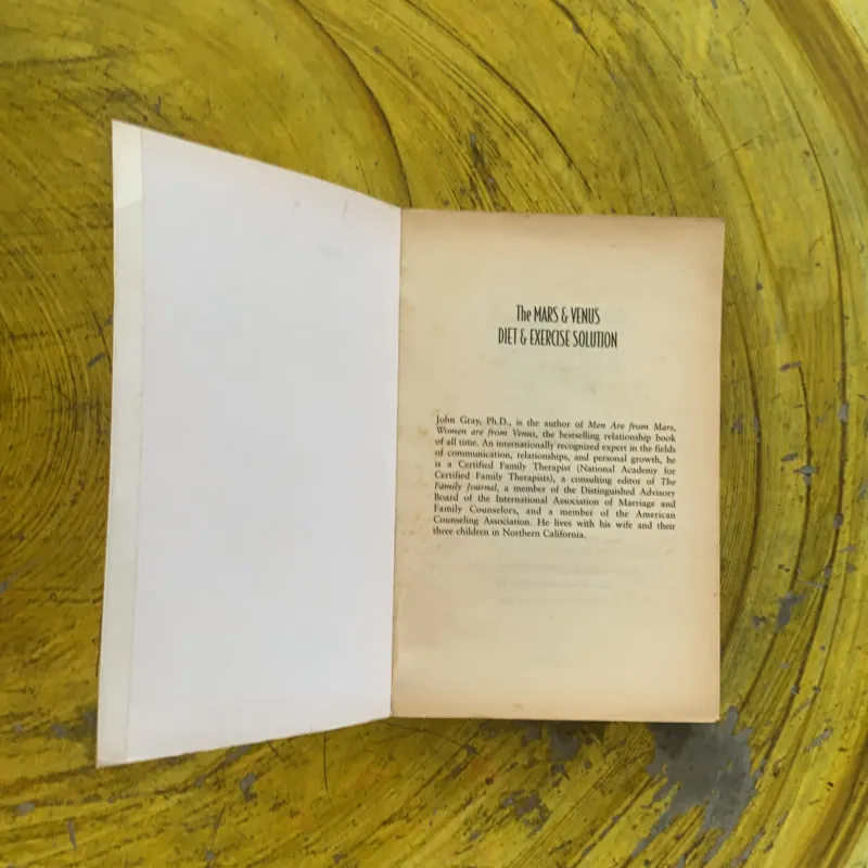 THE MARS AND VENUS DIET AND EXERCISE SOLUTION- JOHN GRAY, Ph.D. 1030241