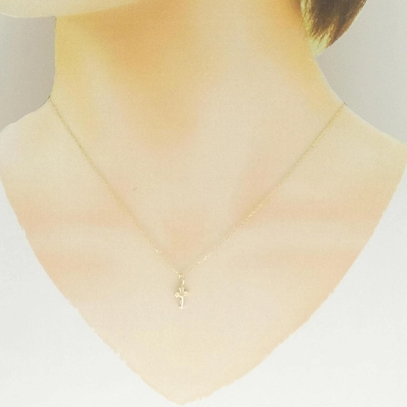 K10YG Dây chuyền hình chữ thập - Hàng hiệu Chính hãng 858131