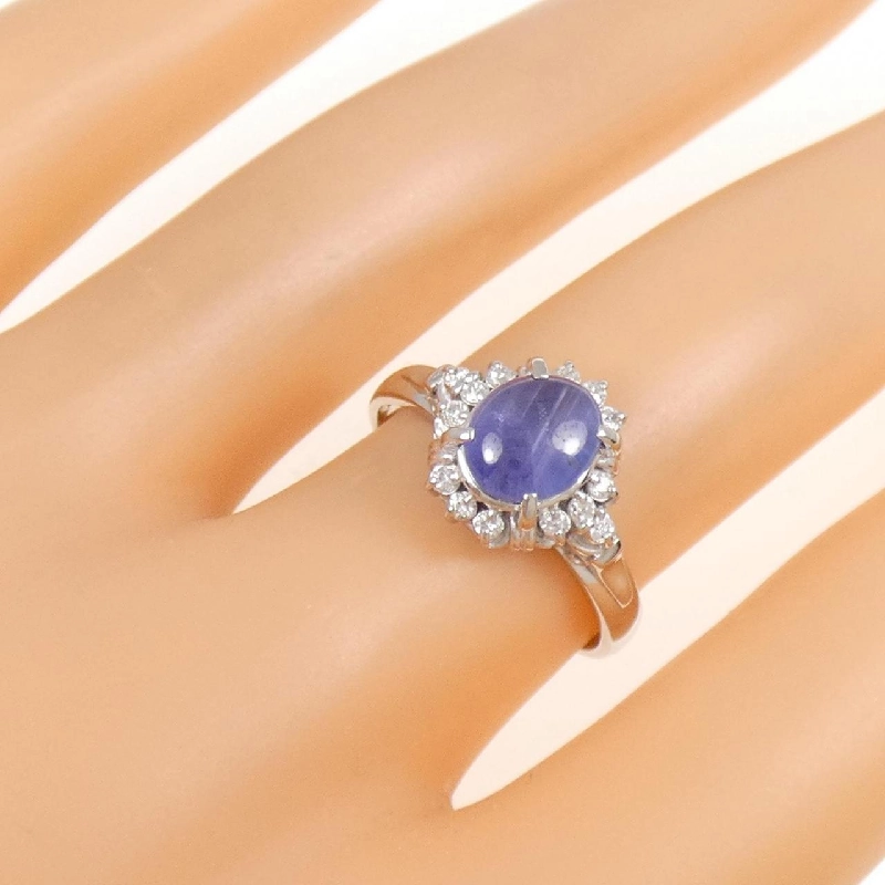 Nhẫn Star Sapphire PT900 2.18CT 672968