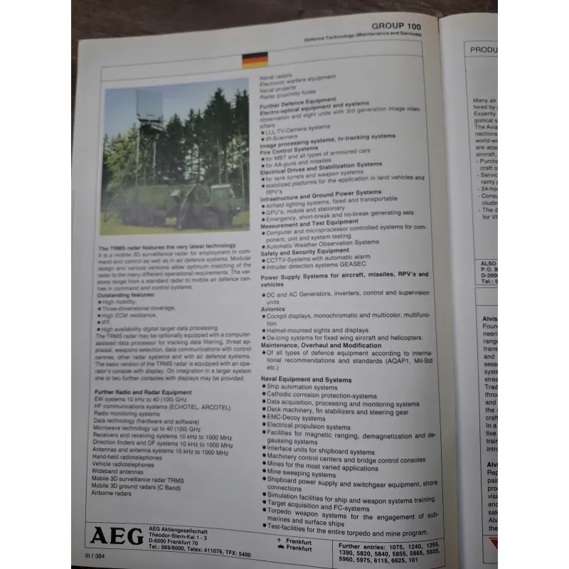 International Defence Equipment Catalogue 1988/89 (Danh mục Thiết bị Quốc phòng) 958027