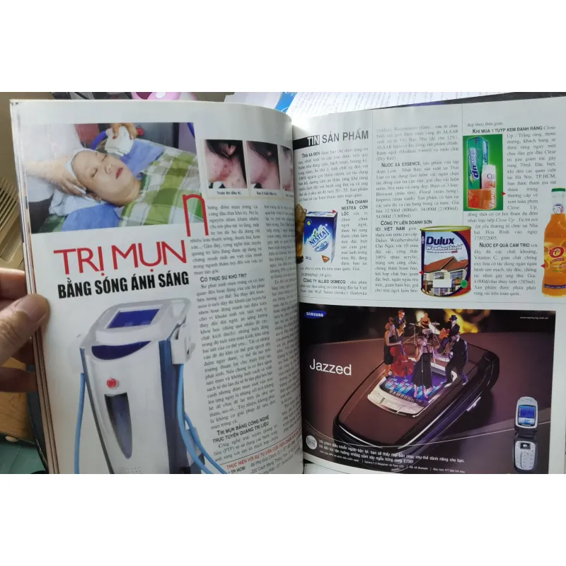 [Thời trang trẻ 8x 9x] vì sao cuốn hút - Trị mụn bằng sóng ánh sáng  1012793