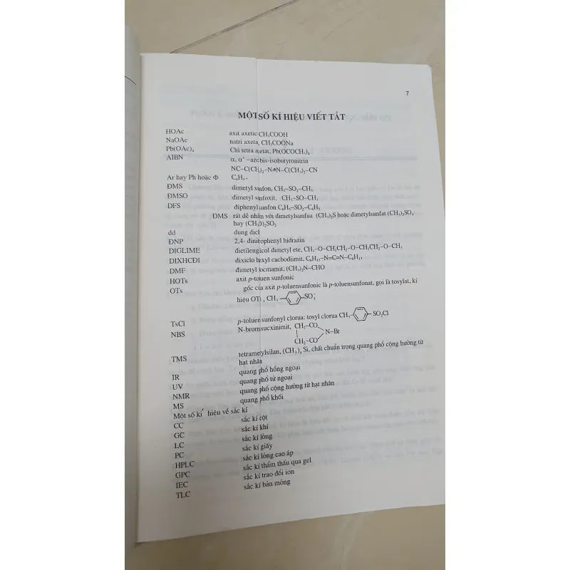 HÓA HỌC HỮU CƠ  791992