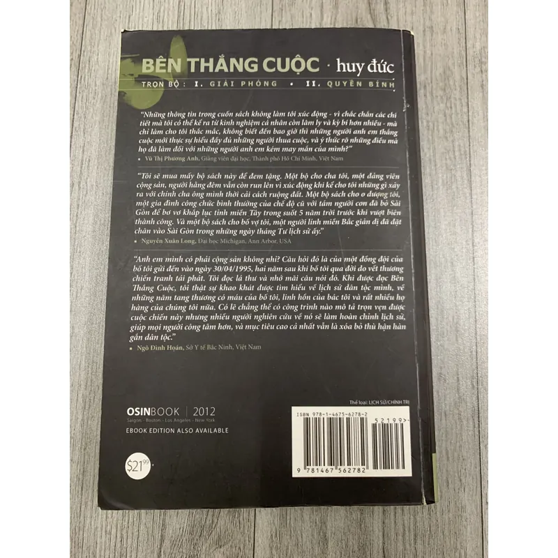 Bên thắng cuộc - huy đức. 5a1 689181