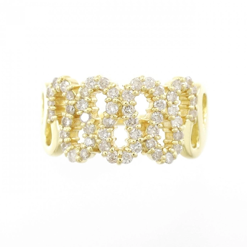 Nhẫn kim cương K18YG 0.50CT 672863