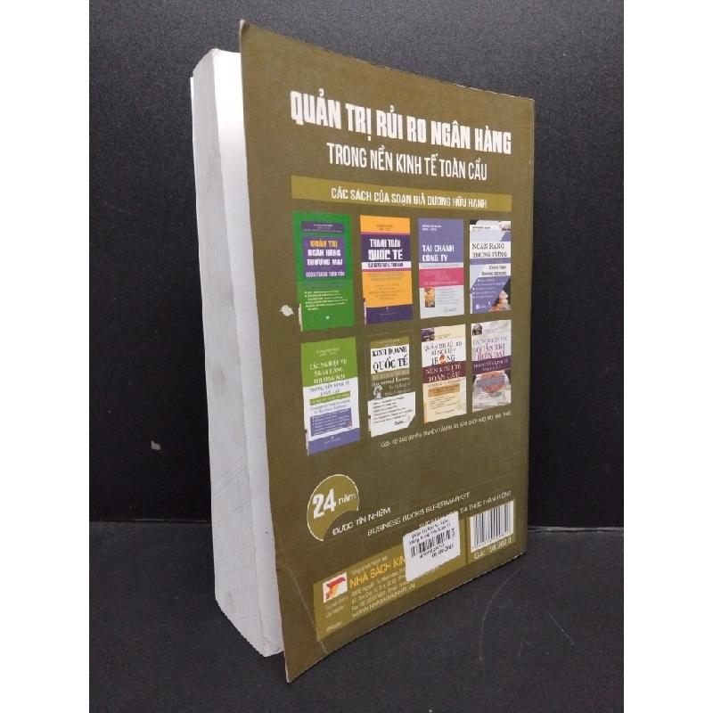 Quản trị rủi ro ngân hàng trong nền kinh tế toàn cầu mới 90% bẩn nhẹ HCM1906 Dương Hữu Hạng SÁCH GIÁO TRÌNH, CHUYÊN MÔN 174644