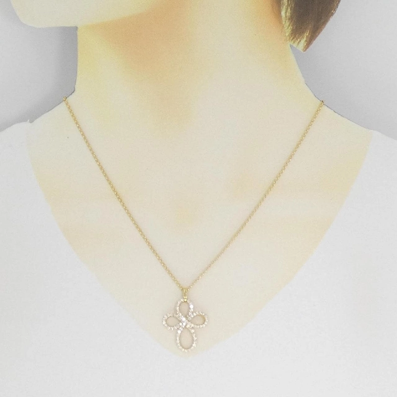 K18YG Dây chuyền kim cương 1.02CT - Hàng hiệu Chính hãng 861104