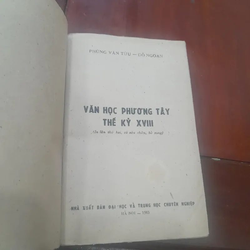 VĂN HỌC PHƯƠNG TÂY thế kỷ XVIII 689066