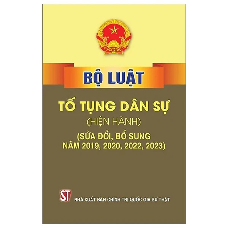 Bộ Luật Tố Tụng Dân Sự (Hiện Hành) (Sửa Đổi, Bổ Sung Năm 2019, 2020, 2022, 2023) - Quốc Hội 189658