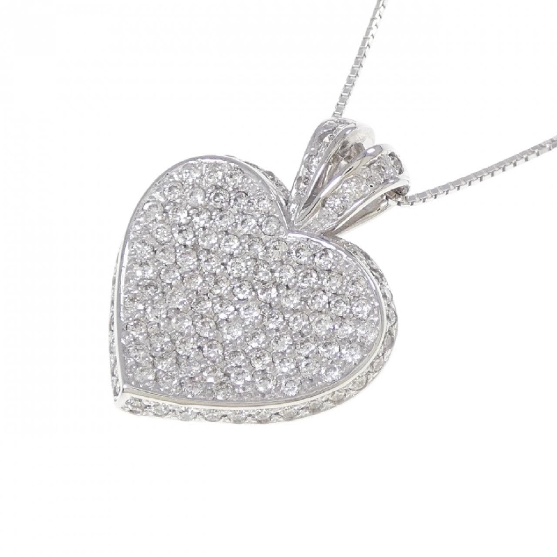 K18WG Dây chuyền kim cương 1.55CT - Hàng hiệu Chính hãng 860525