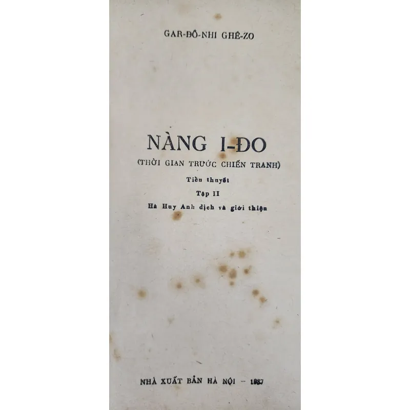 Văn học cổ điển NÀNG I DO (tác giả: Gardonyi Geza) 703616