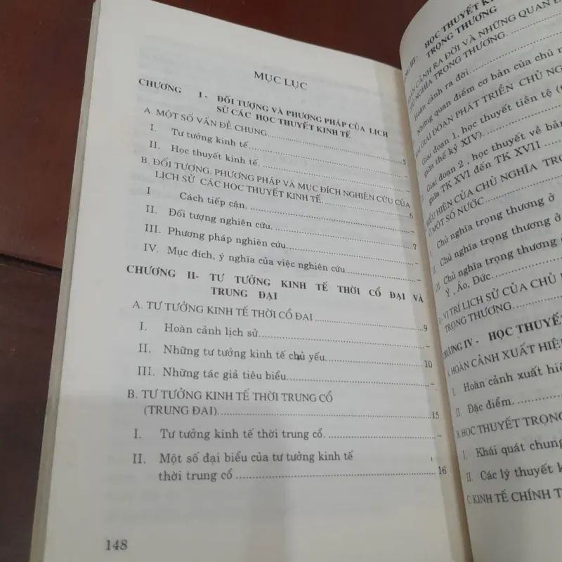 Lịch sử CÁC HỌC THUYẾT KINH TẾ 1022780