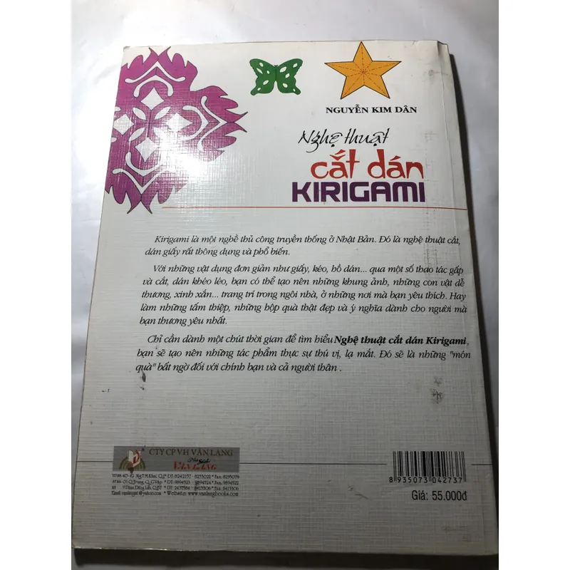Sách “Nghệ thuật cắt dán Kirigami” và tặng kèm hộp bút cho bé 720641