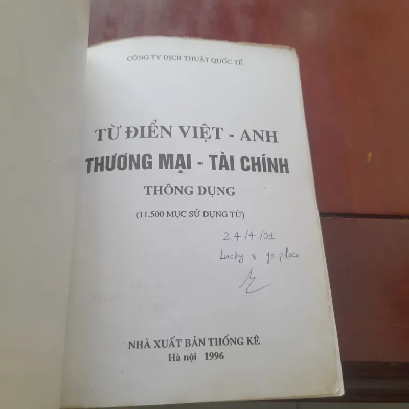 Từ điển Việt - Anh THƯƠNG MẠI TÀI CHÍNH thông dụng 751967
