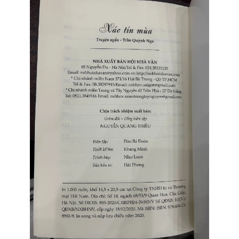 Xác Tín Mùa - Trần Quỳnh Nga - Trần Quỳnh Nga 961052