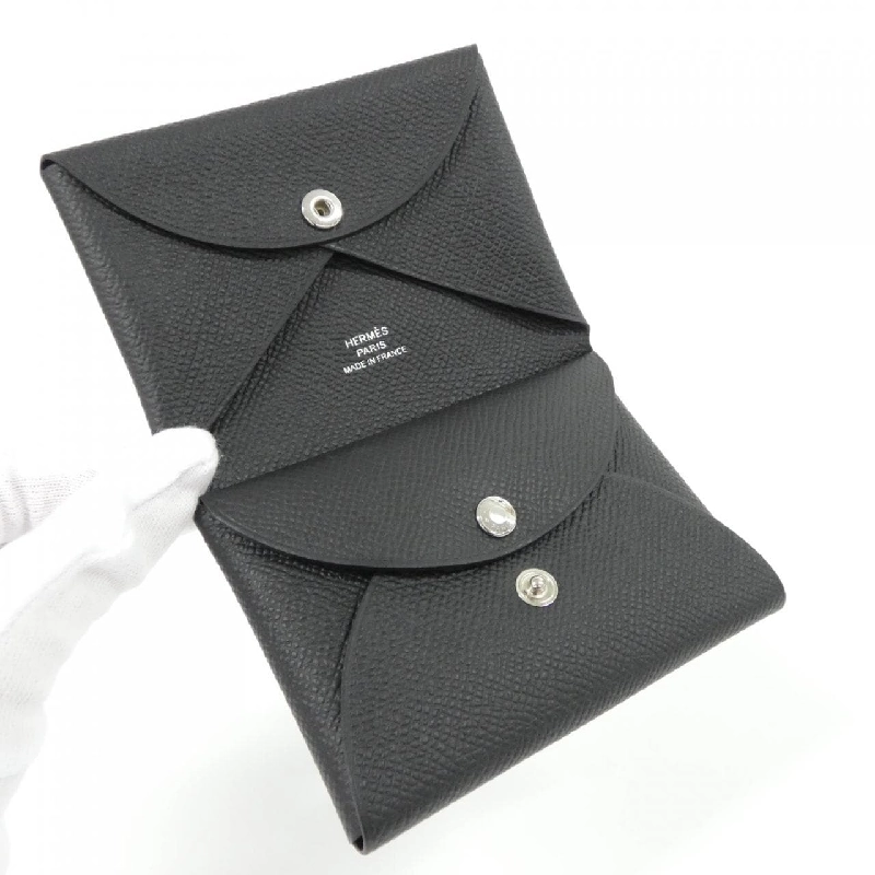 【Sản phẩm chưa sử dụng】Ví tiền Hermes Calvi Duo 083035CK 620668