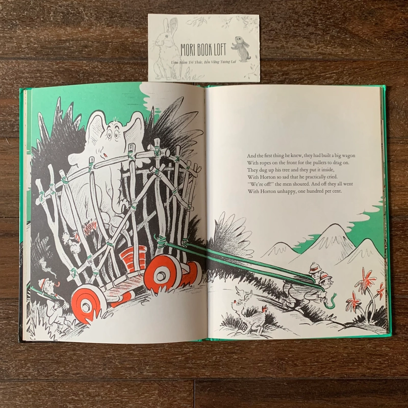 Sách tranh tiếng anh Horton Hatches the Egg – Dr. Seuss, Used, Bìa cứng 478655