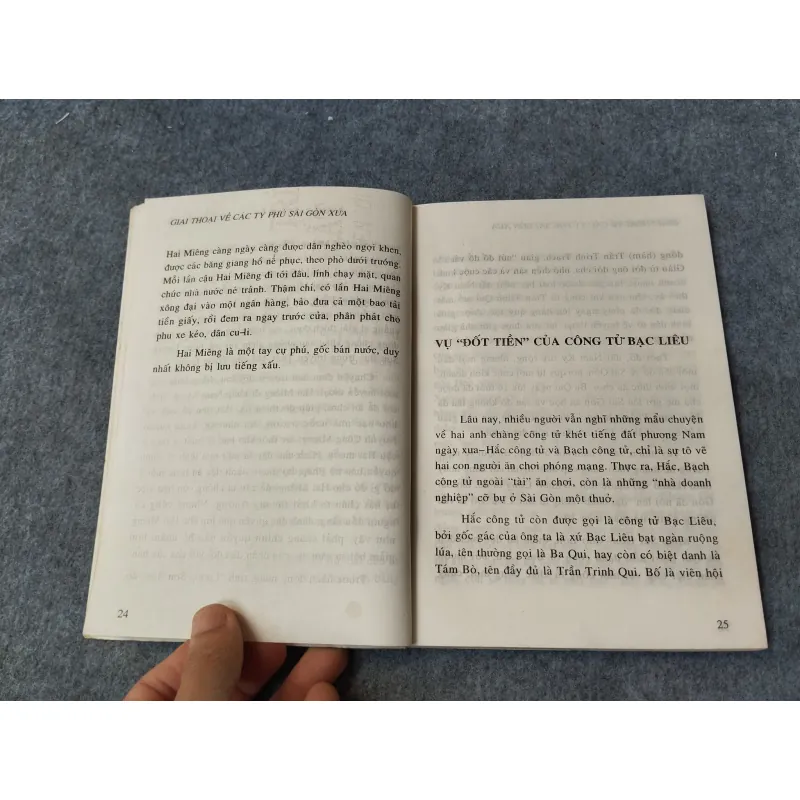 GIAI THOẠI VỀ CÁC TỈ PHÚ SÀI GÒN XƯA 720037