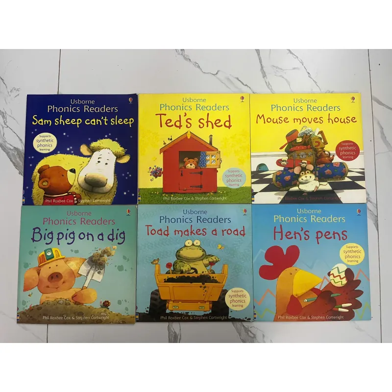Usborne Phonics Readers — Phil Roxbee Cox & Stephen Cartwright (Sách Học Tiếng Anh 6 Tập) 1021408